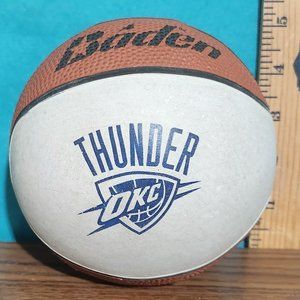 White/Brown OKC Thunder 5 Inch Basketball